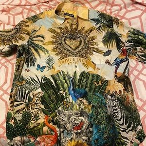 Dolce and gabbana hawaiin shirt